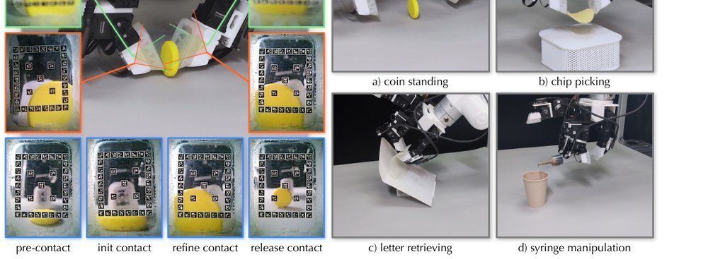 FingerEye: Continuous and Unified Vision-Tactile Sensing for Dexterous Manipulation figure