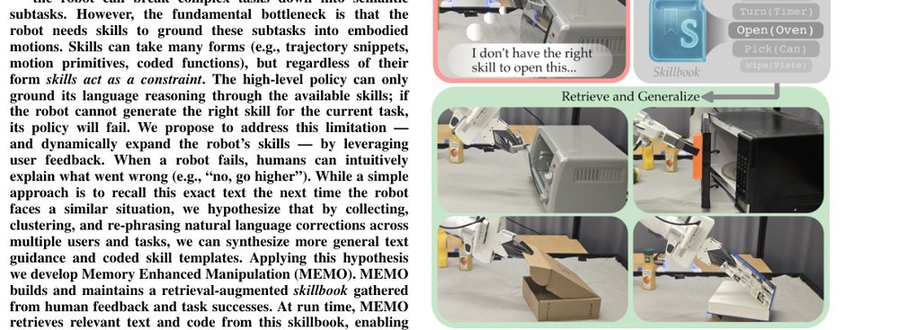 From Local Corrections to Generalized Skills: Improving Neuro-Symbolic Policies with MEMO figure