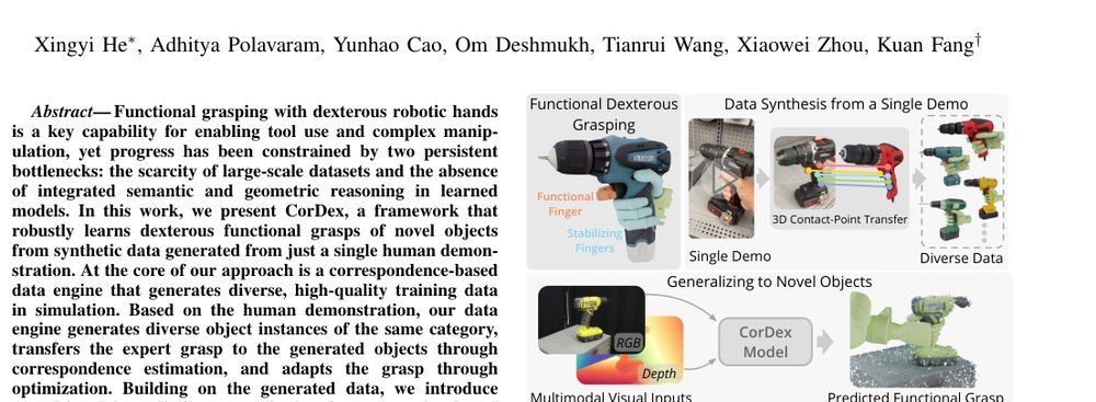Generate, Transfer, Adapt: Learning Functional Dexterous Grasping from a Single Human Demonstration figure