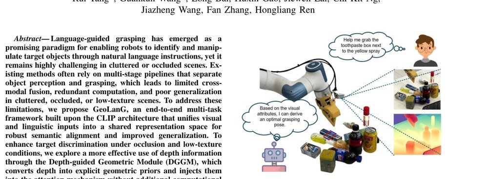 GeoLanG: Geometry-Aware Language-Guided Grasping with Unified RGB-D Multimodal Learning figure