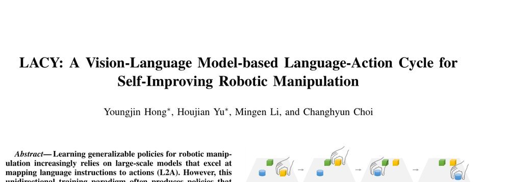 LACY: A Vision-Language Model-based Language-Action Cycle for Self-Improving Robotic Manipulation figure