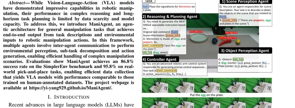 ManiAgent: An Agentic Framework for General Robotic Manipulation figure