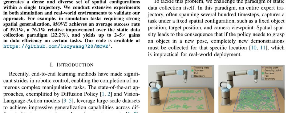 MOVE: A Simple Motion-Based Data Collection Paradigm for Spatial Generalization in Robotic Manipulation figure