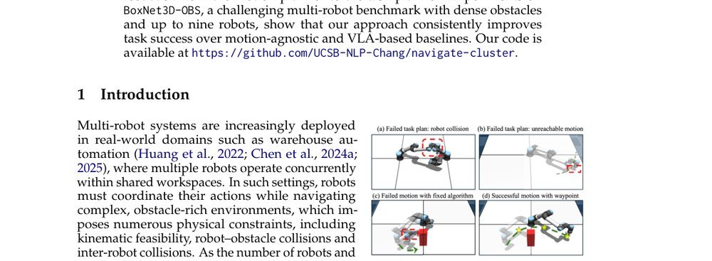 Navigating the Clutter: Waypoint-Based Bi-Level Planning for Multi-Robot Systems figure