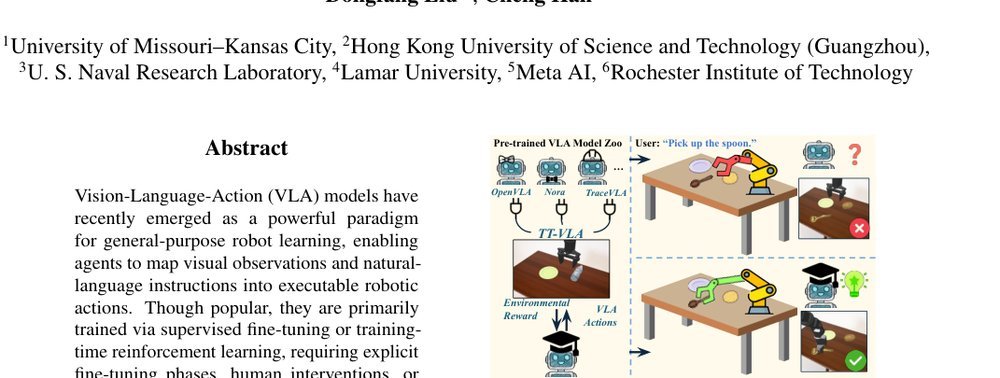On-the-Fly VLA Adaptation via Test-Time Reinforcement Learning figure
