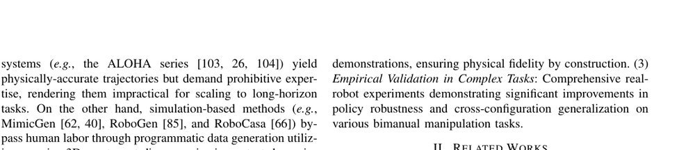 One-Shot Real-World Demonstration Synthesis for Scalable Bimanual Manipulation figure