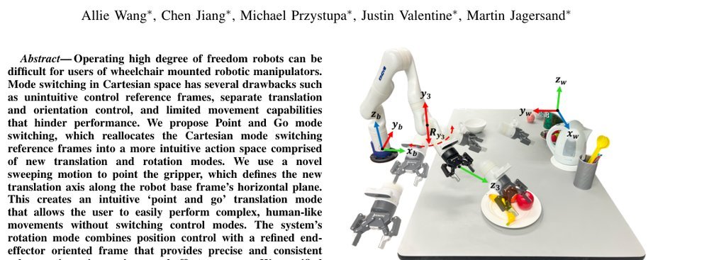 Point and Go: Intuitive Reference Frame Reallocation in Mode Switching for Assistive Robotics figure