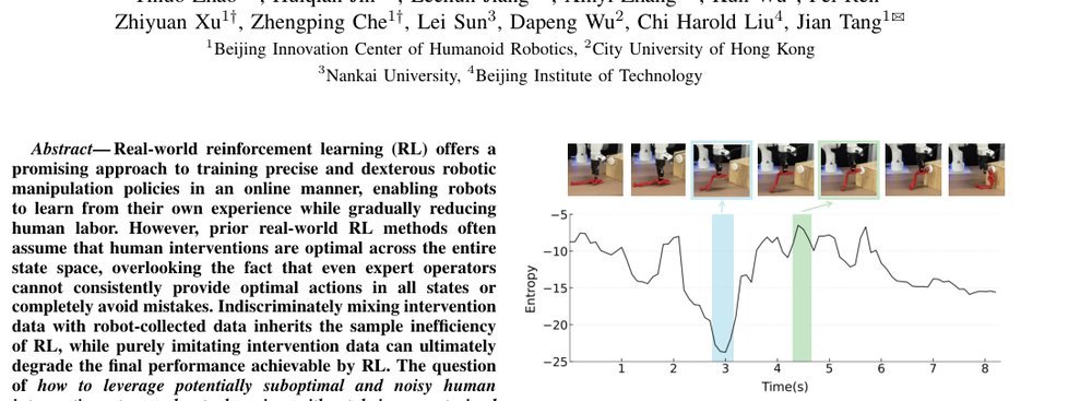 Real-world Reinforcement Learning from Suboptimal Interventions figure