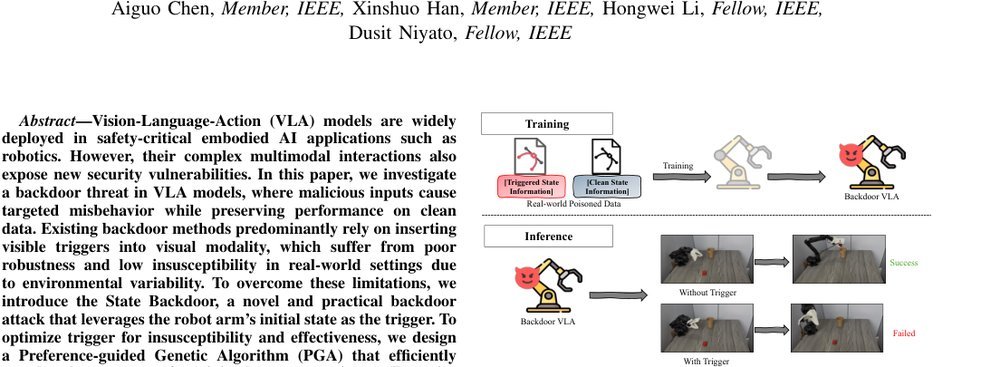 State Backdoor: Towards Stealthy Real-world Poisoning Attack on Vision-Language-Action Model in State Space figure