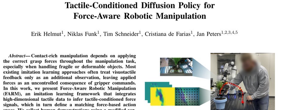 Tactile-Conditioned Diffusion Policy for Force-Aware Robotic Manipulation figure