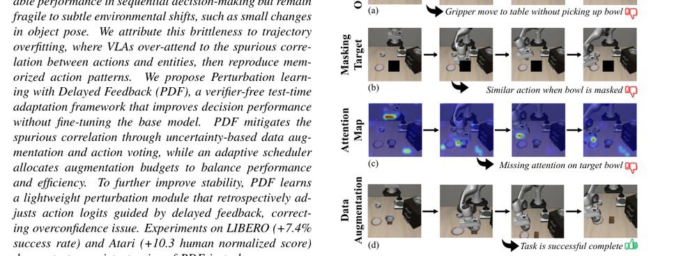 Test-Time Perturbation Learning with Delayed Feedback for Vision-Language-Action Models figure