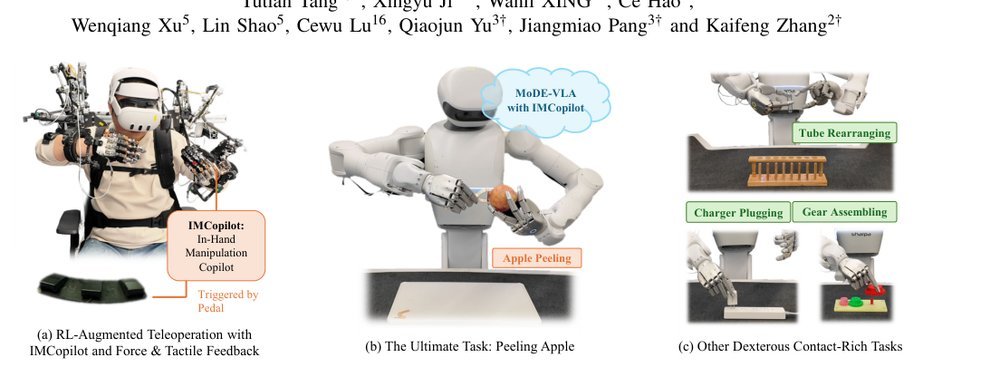 Towards Human-Like Manipulation through RL-Augmented Teleoperation and Mixture-of-Dexterous-Experts VLA figure