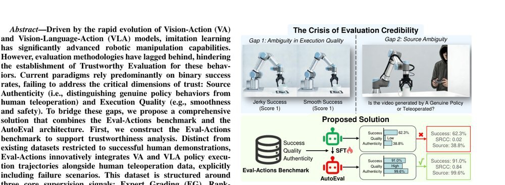 Trustworthy Evaluation of Robotic Manipulation: A New Benchmark and AutoEval Methods figure