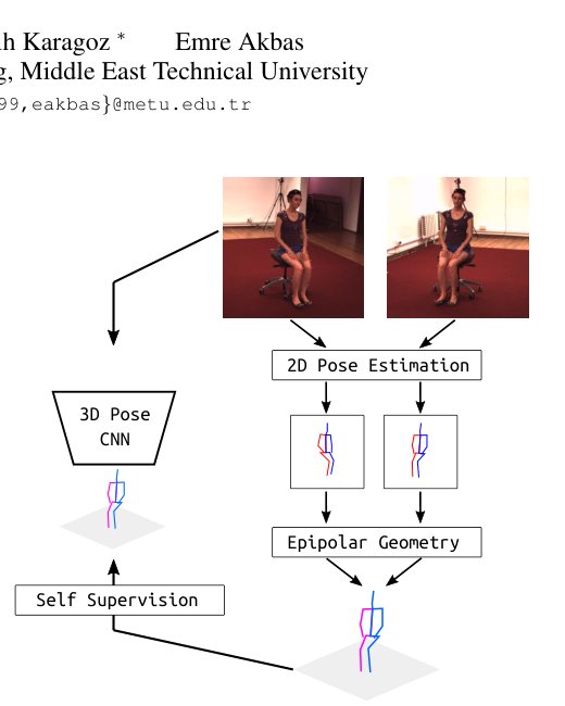 Self-Supervised Learning of 3D Human Pose Using Multi-View Geometry Figure 1
