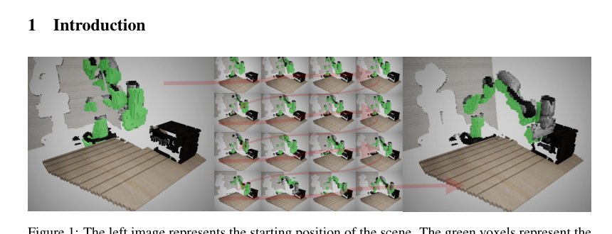 Avi: A 3D Vision-Language Action Model Architecture generating Action from Volumetric Inference Figure 1
