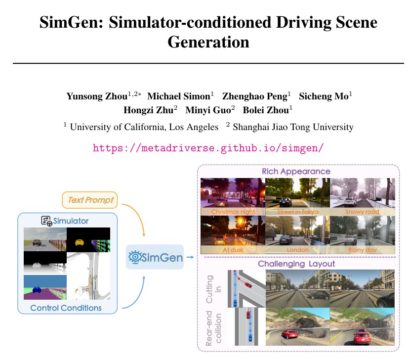 Simulator-conditioned Driving Scene Generation Figure 1