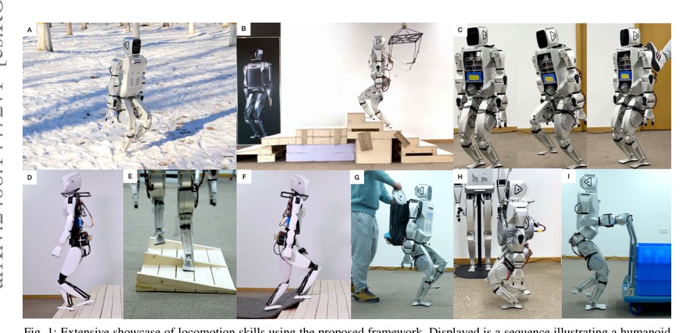 Advancing Humanoid Locomotion: Mastering Challenging Terrains with Denoising World Model Learning Figure 1