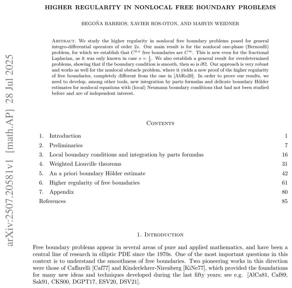 Higher regularity in nonlocal free boundary problems Figure 1