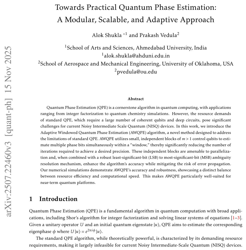 Towards Practical Quantum Phase Estimation: A Modular, Scalable, and Adaptive Approach Figure 1