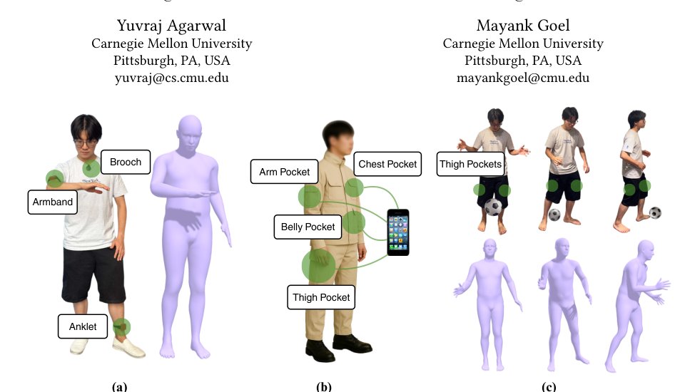 IMUCoCo: Enabling Flexible On-Body IMU Placement for Human Pose Estimation and Activity Recognition Figure 1