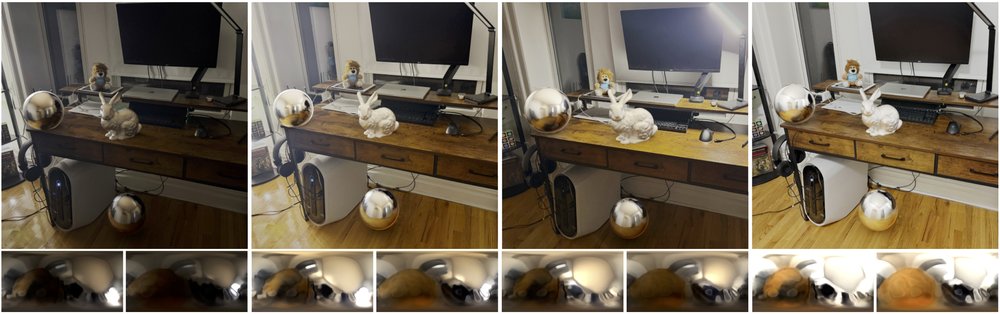 Spatiotemporally Consistent Indoor Lighting Estimation with Diffusion Priors Figure 1