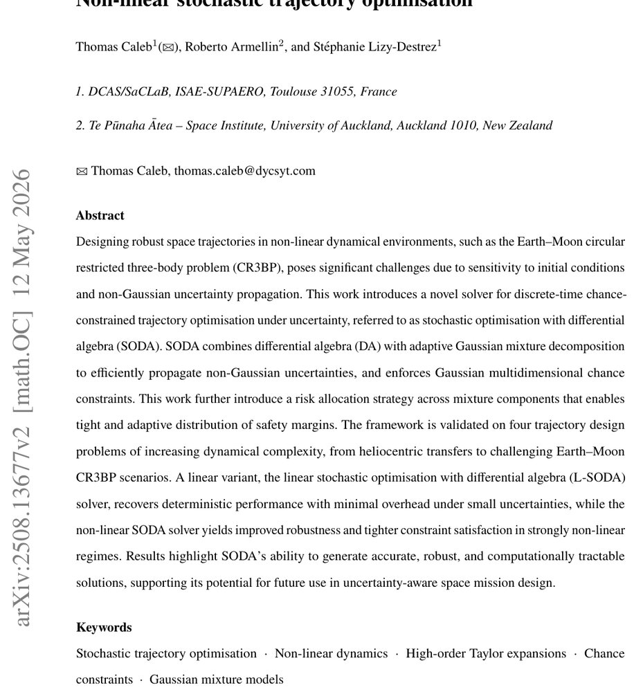 Nonlinear stochastic trajectory optimization Figure 1