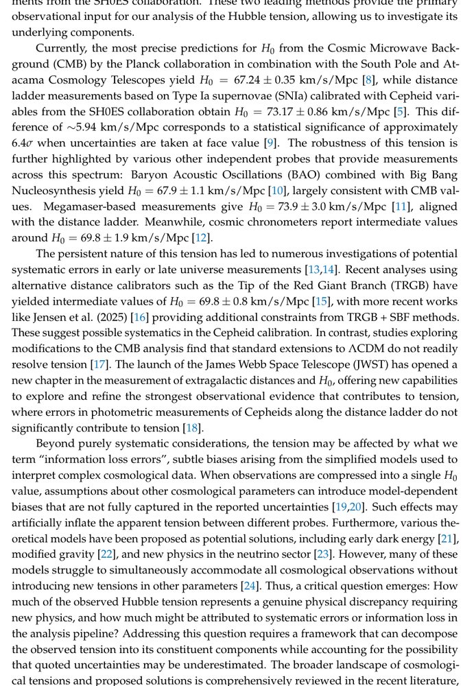 On the True Significance of the Hubble Tension: A Bayesian Error Decomposition Accounting for Information Loss Figure 1