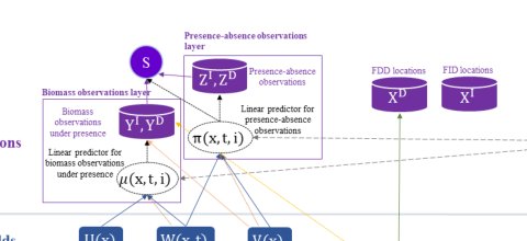 A Zero-Inflated Spatio-Temporal Model for Integrating Fishery-Dependent and Independent Data under Preferential Sampling Figure 1