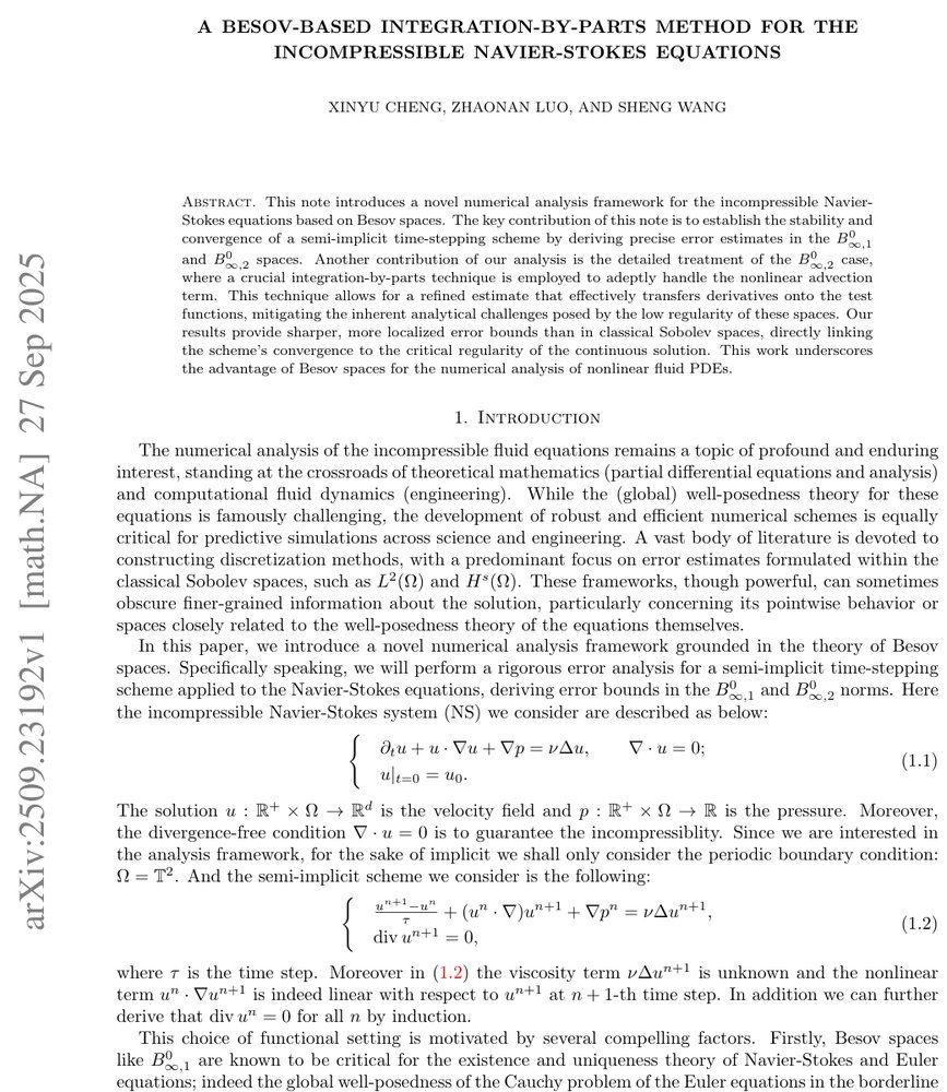 A Besov-based integration-by-parts method for the incompressible Navier-Stokes equations Figure 1