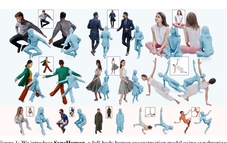 SyncHuman: Synchronizing 2D and 3D Generative Models for Single-view Human Reconstruction Figure 1