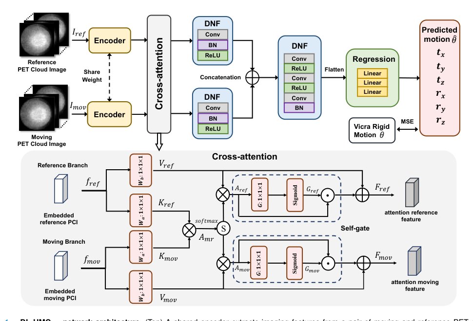 PET Head Motion Estimation Using Supervised Deep Learning with Attention Figure 1