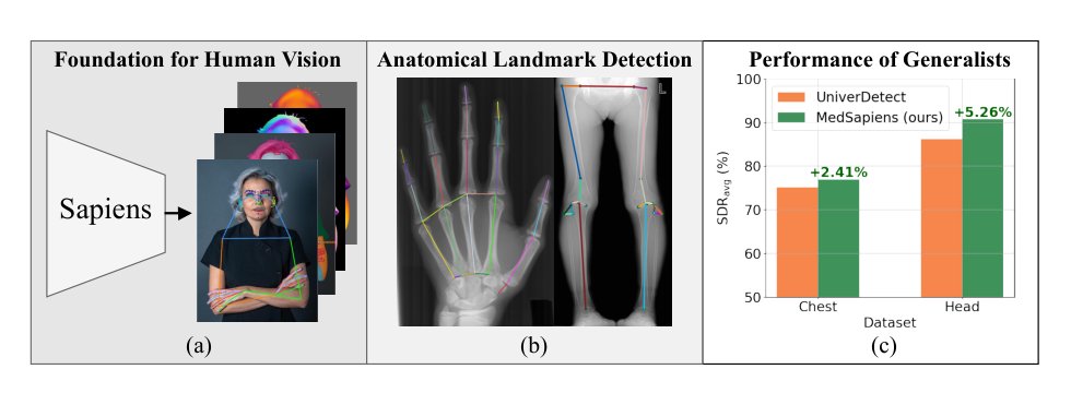 MedSapiens: Taking a Pose to Rethink Medical Imaging Landmark Detection Figure 1