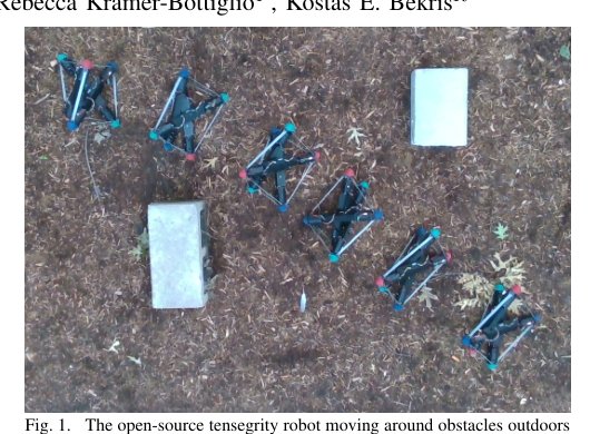 An Open-Source, Reproducible Tensegrity Robot that can Navigate Among Obstacles Figure 1