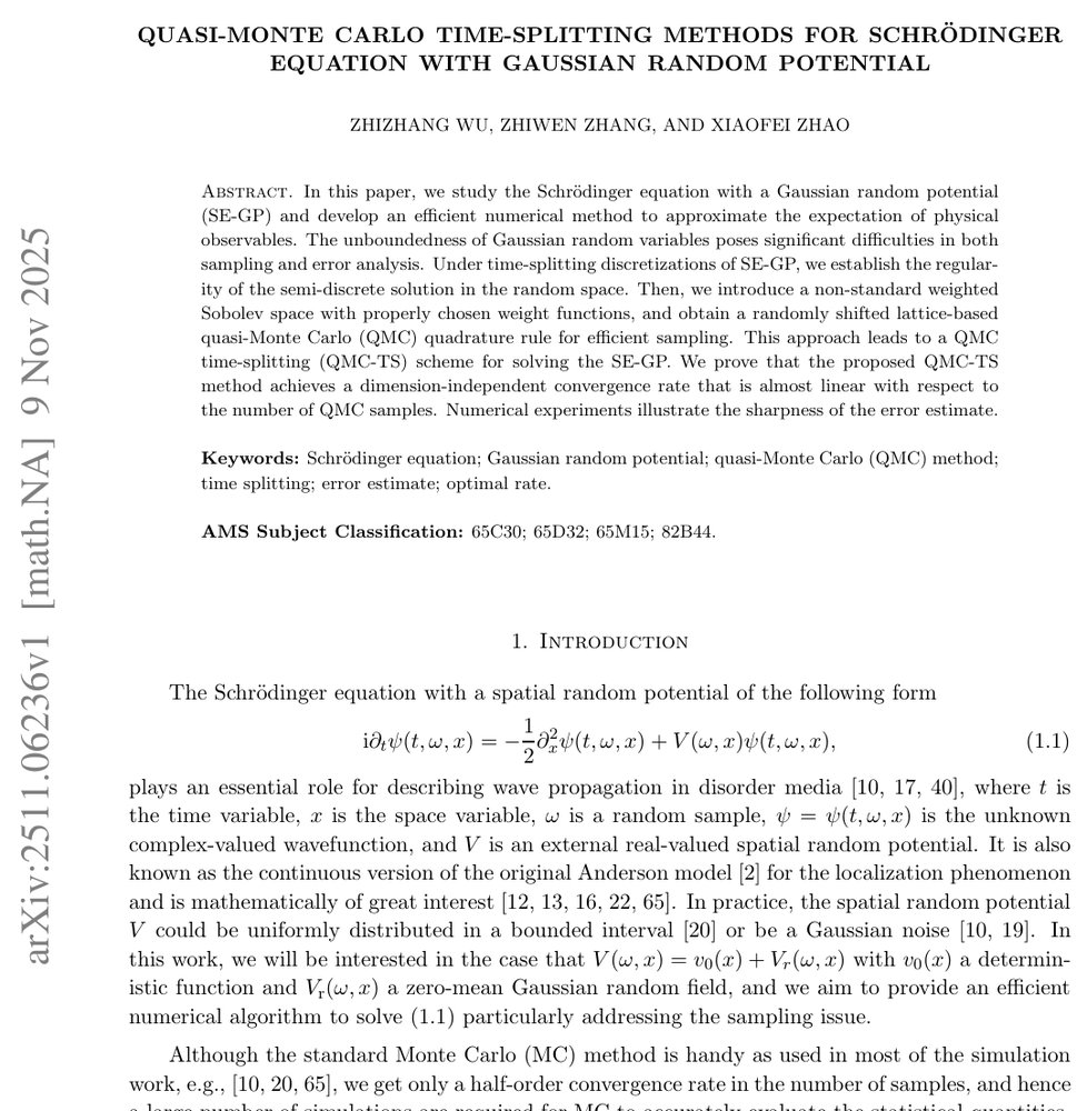 Quasi-Monte Carlo time-splitting methods for Schrödinger equation with Gaussian random potential Figure 1