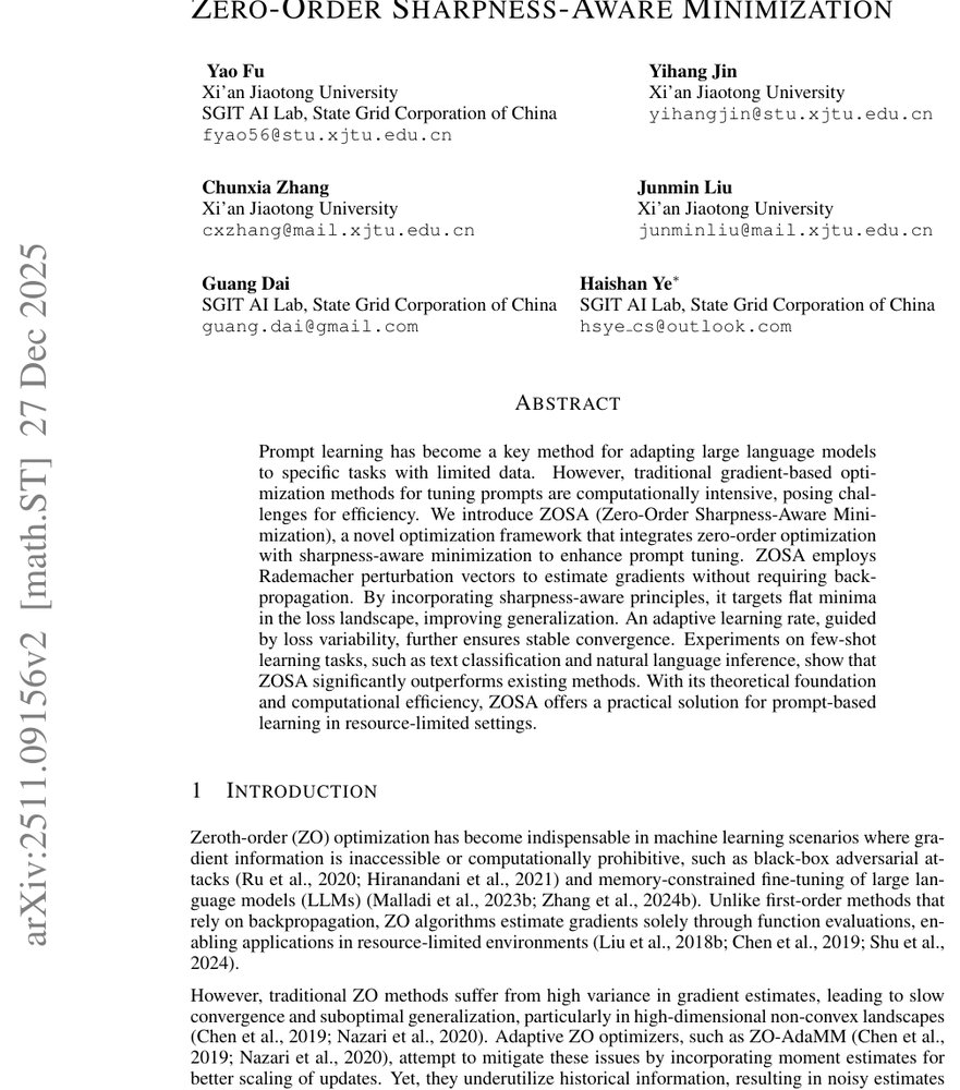 Zero-Order Sharpness-Aware Minimization Figure 1