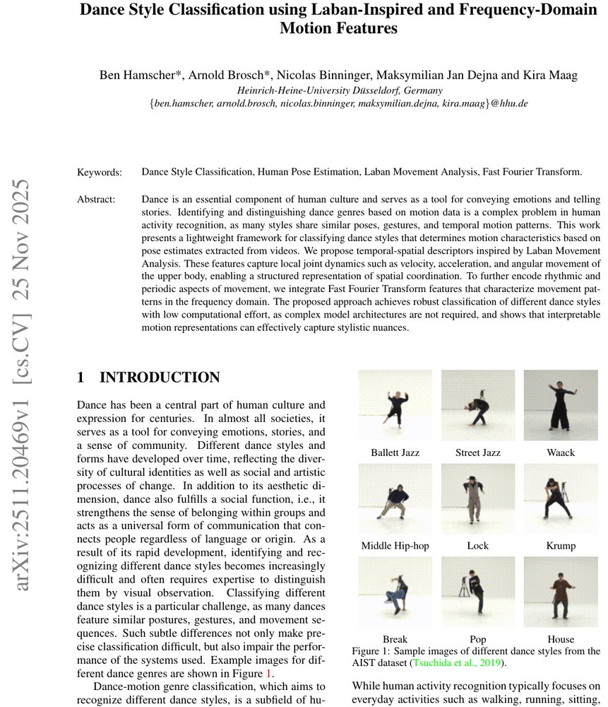Dance Style Classification using Laban-Inspired and Frequency-Domain Motion Features Figure 1