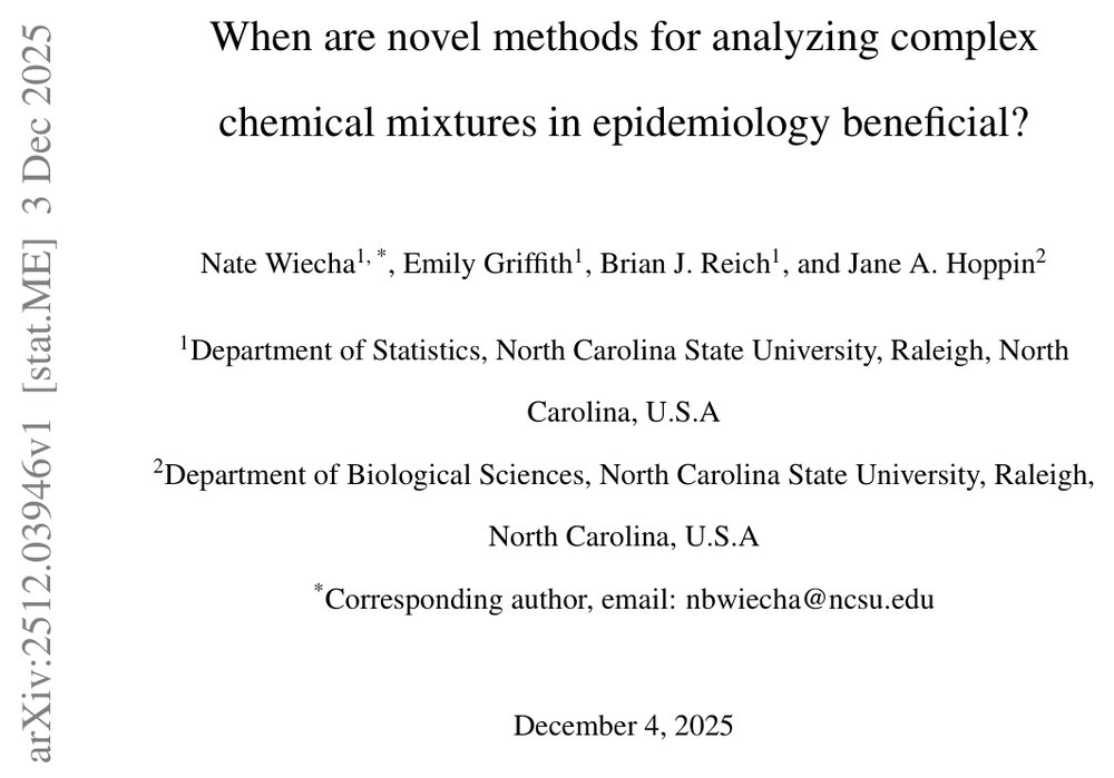 When are novel methods for analyzing complex chemical mixtures in epidemiology beneficial? Figure 1