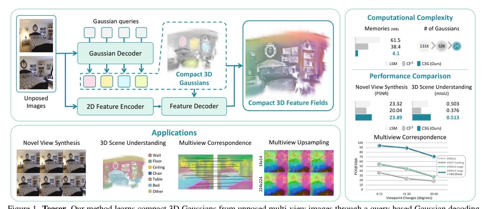 C3G: Learning Compact 3D Representations with 2K Gaussians Figure 1