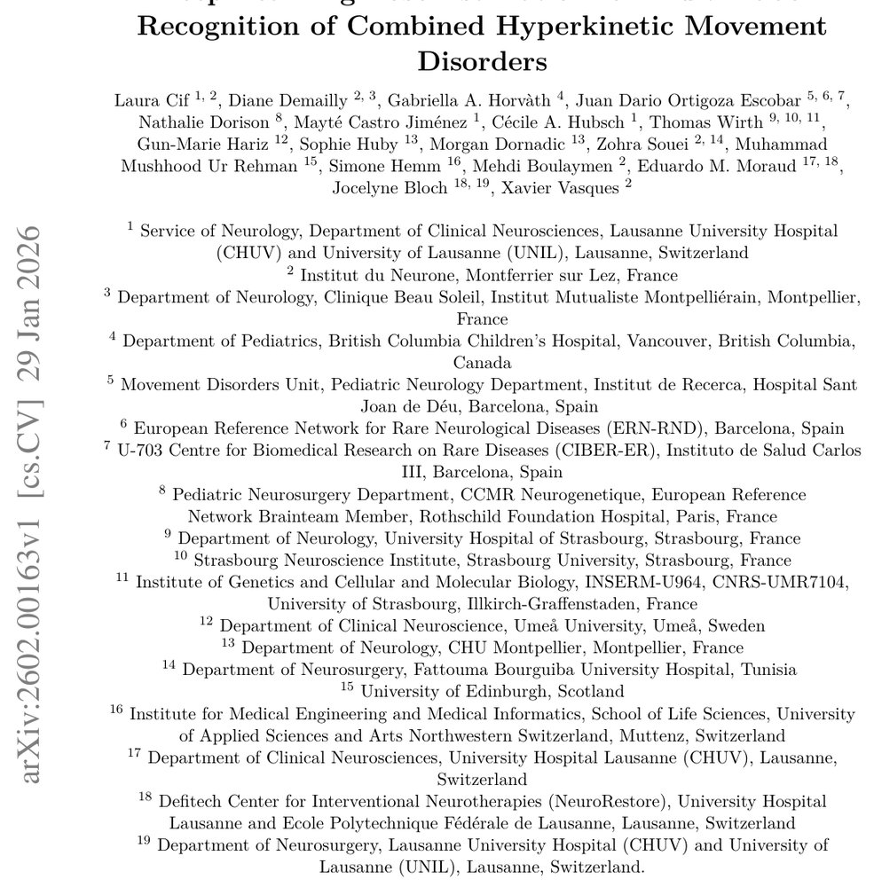 Deep Learning Pose Estimation for Multi-Label Recognition of Combined Hyperkinetic Movement Disorders Figure 1