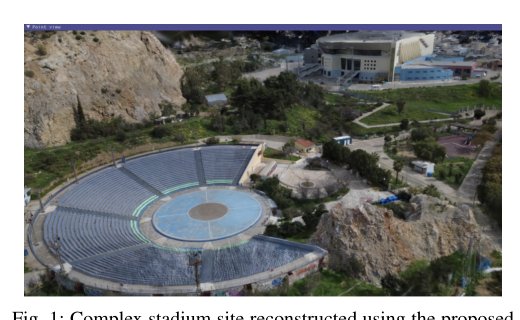 Large-scale Photorealistic Outdoor 3D Scene Reconstruction from UAV Imagery Using Gaussian Splatting Techniques Figure 1