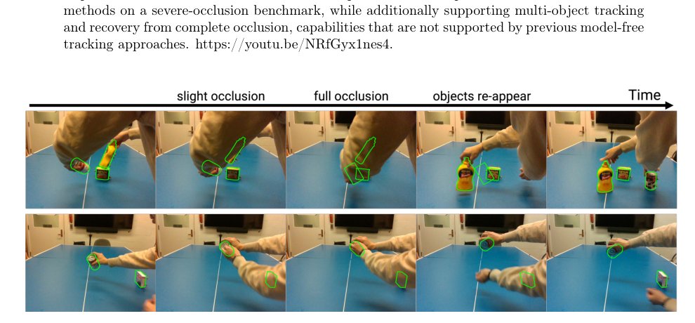 Point2Pose: Occlusion-Recovering 6D Pose Tracking and 3D Reconstruction for Multiple Unknown Objects Via 2D Point Trackers Figure 1