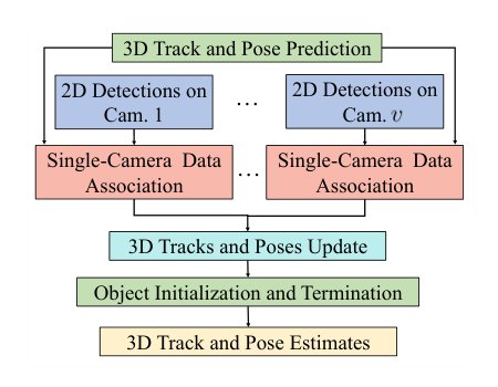 Fast Online 3D Multi-Camera Multi-Object Tracking and Pose Estimation Figure 1