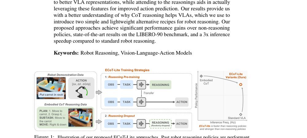 Training Strategies for Efficient Embodied Reasoning
