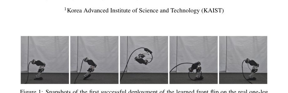 Learning Impact-Rich Rotational Maneuvers via Centroidal Velocity Rewards and Sim-to-Real Techniques: A One-Leg Hopper Flip Case Study