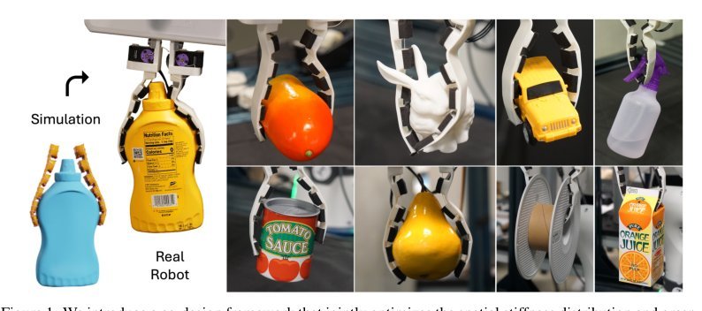 Co-Design of Soft Gripper with Neural Physics