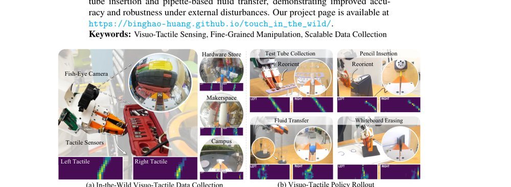 Touch in the Wild: Learning Fine-Grained Manipulation with a Portable Visuo-Tactile Gripper figure