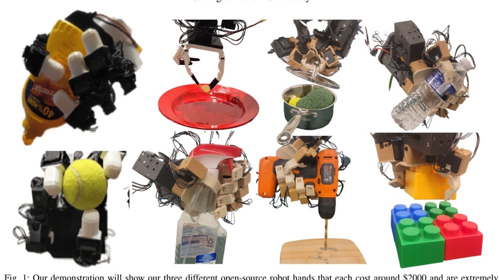Demonstrating Learning from Humans on Open-Source Dexterous Robot Hands figure