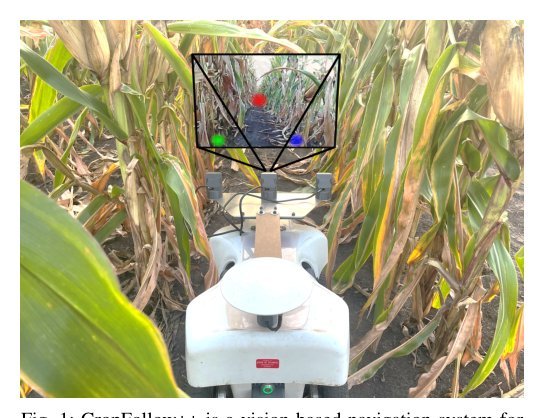 Demonstrating CropFollow++: Robust Under-Canopy Navigation with Keypoints figure