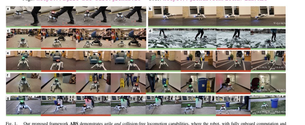 Agile But Safe: Learning Collision-Free High-Speed Legged Locomotion figure