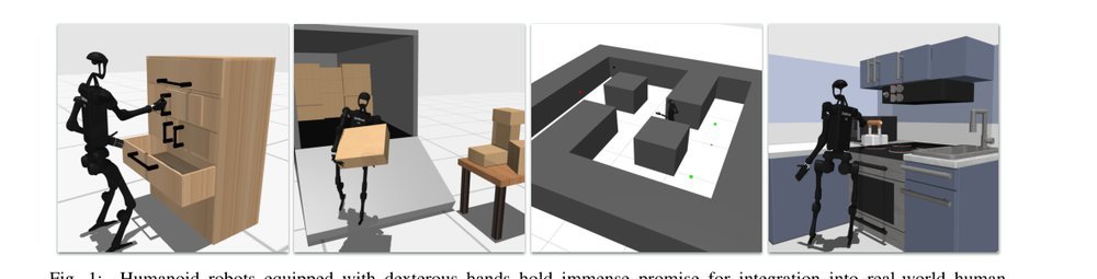 HumanoidBench: Simulated Humanoid Benchmark for Whole-Body Locomotion and Manipulation figure